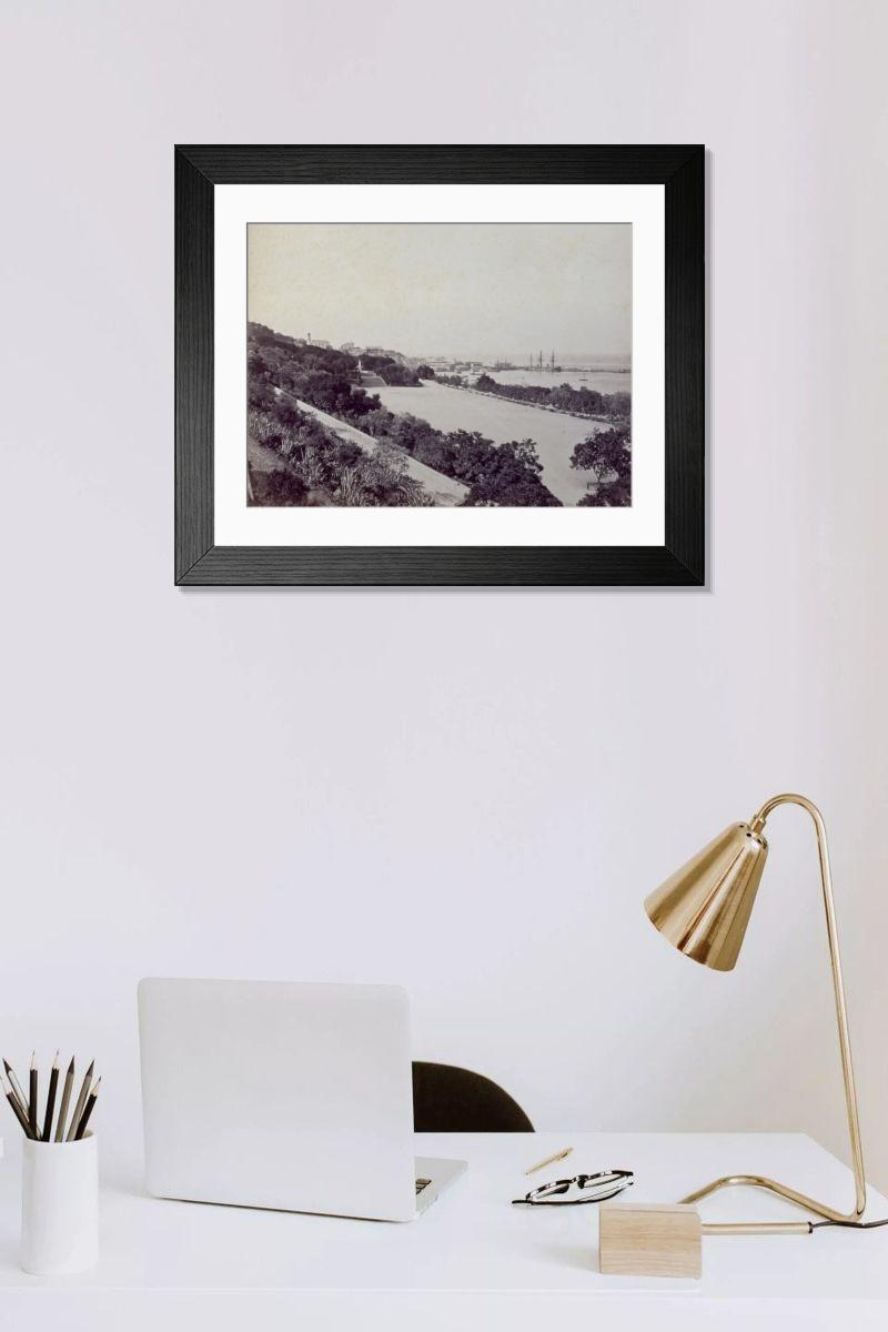 Shown hanging in a room: Modern 14"x12" (36x31cm)