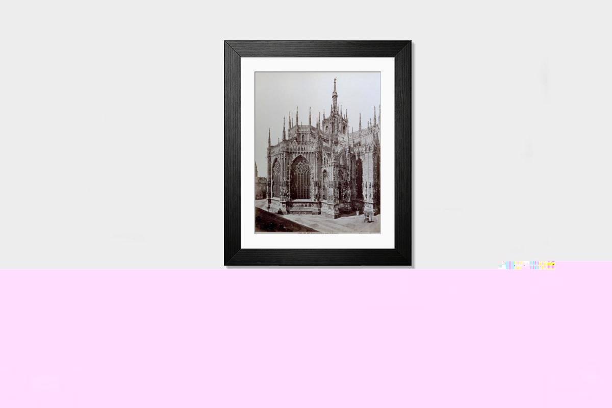 Shown hanging in a room: Modern 14"x12" (36x31cm)