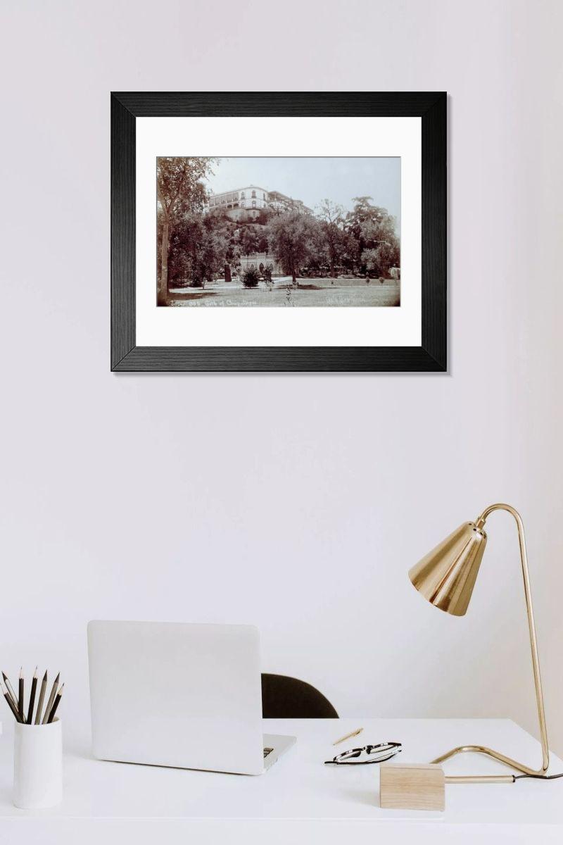 Shown hanging in a room: Modern 14"x12" (36x31cm)