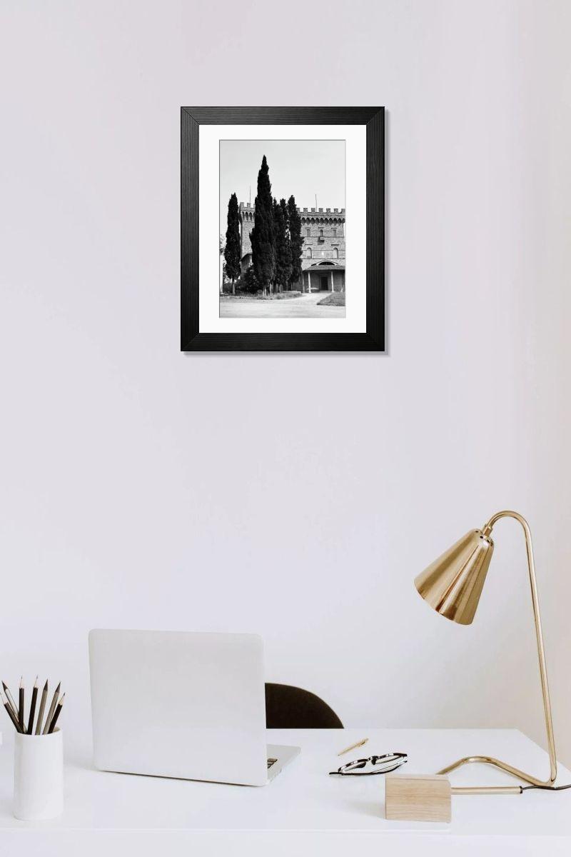 Shown hanging in a room: Modern 14"x12" (36x31cm)