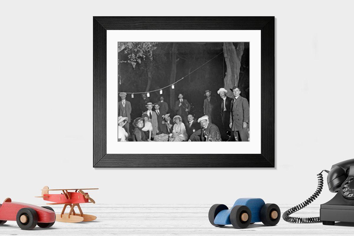 Shown hanging in a room: Modern 14"x12" (36x31cm)