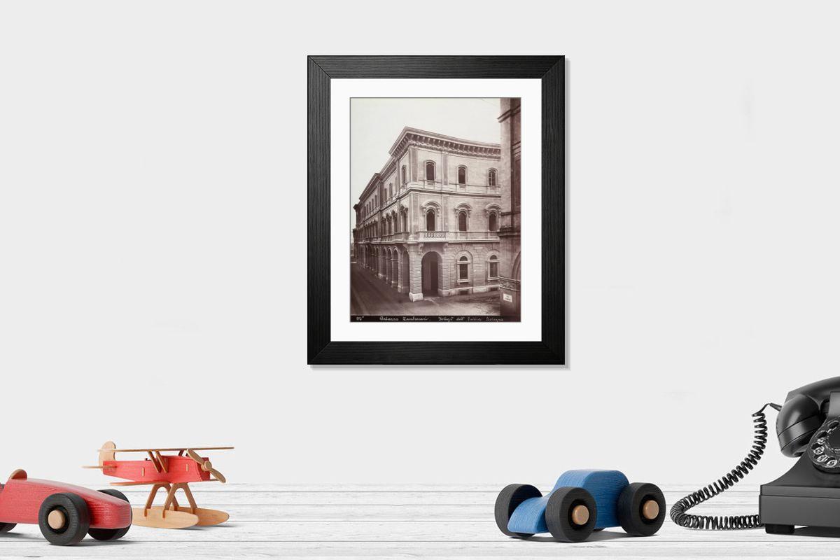 Shown hanging in a room: Modern 14"x12" (36x31cm)