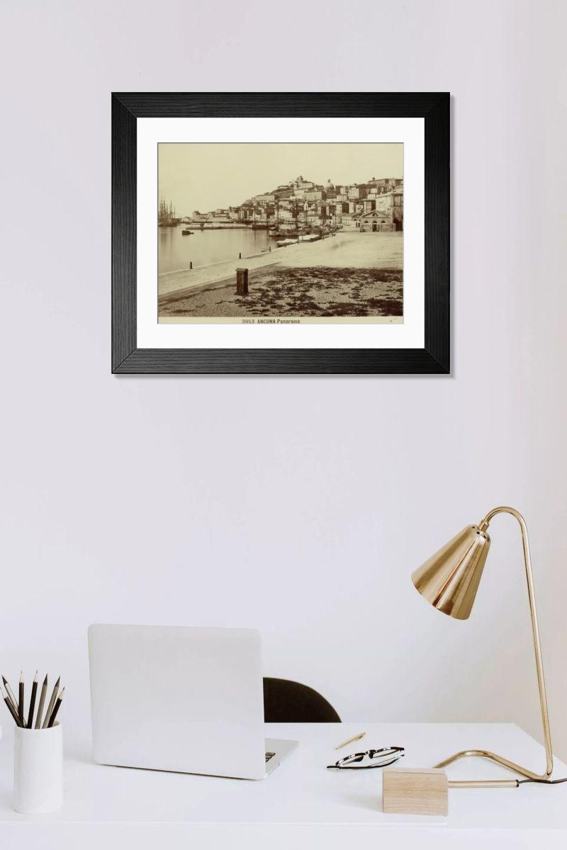 Shown hanging in a room: Modern 14"x12" (36x31cm)
