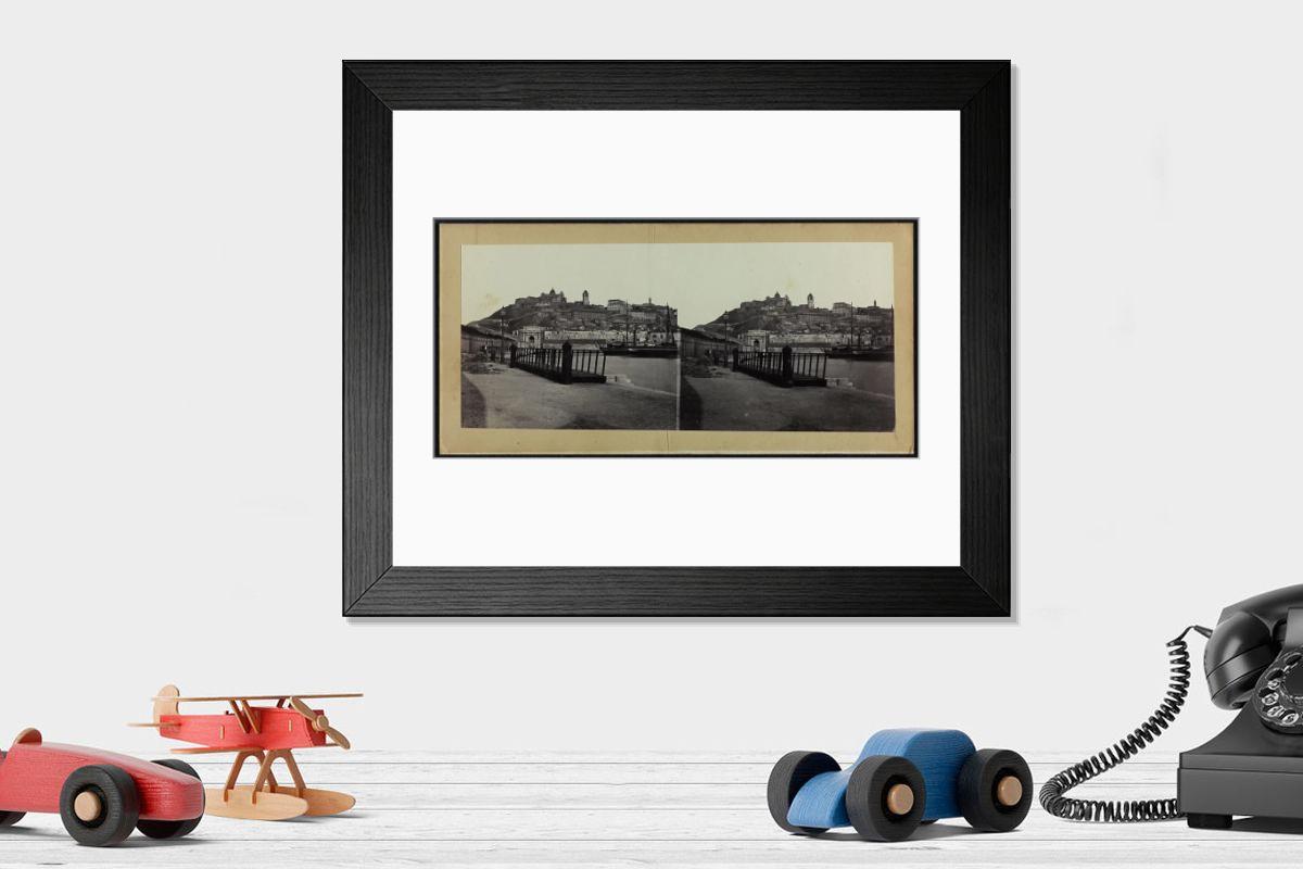 Shown hanging in a room: Modern 14"x12" (36x31cm)