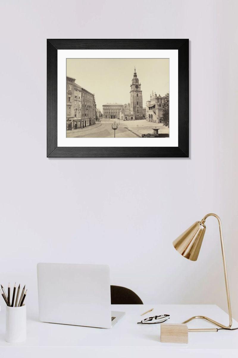 Shown hanging in a room: Modern 14"x12" (36x31cm)