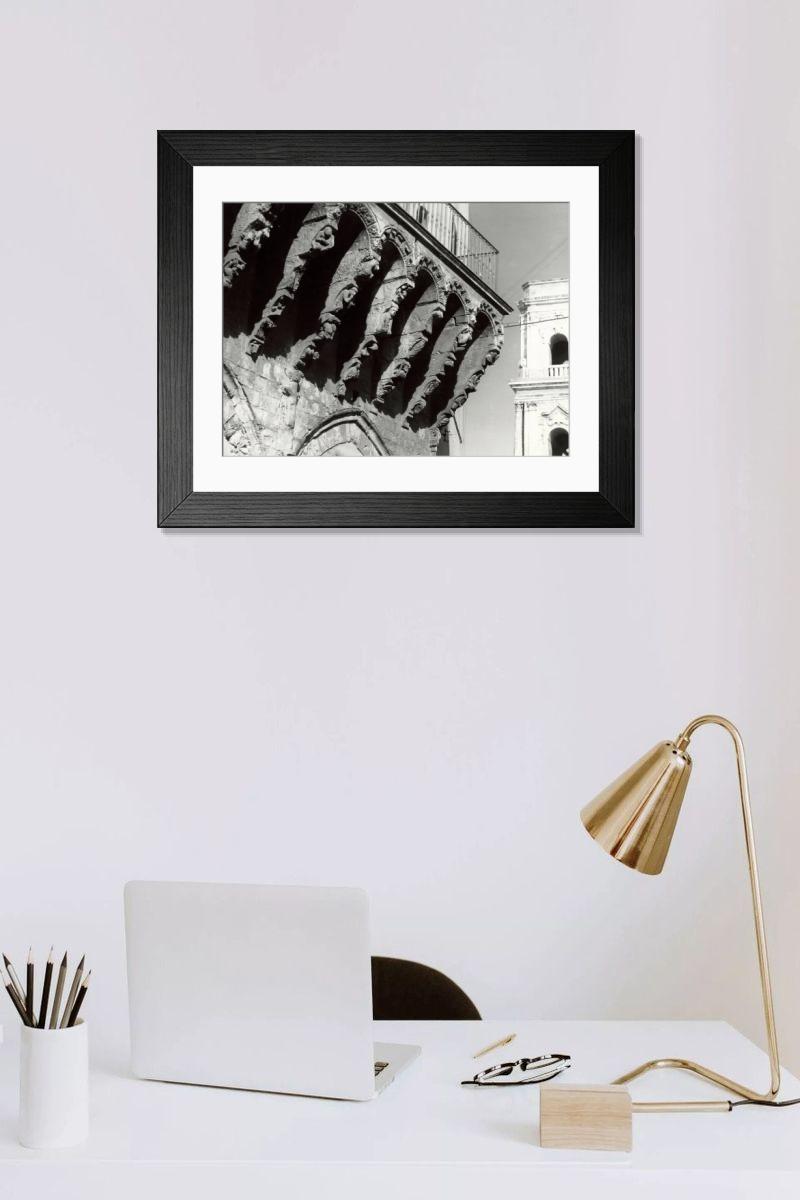 Shown hanging in a room: Modern 14"x12" (36x31cm)