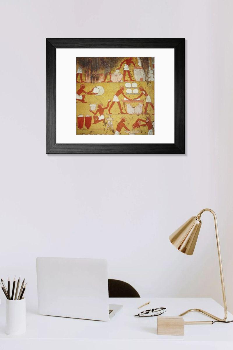 Shown hanging in a room: Modern 14"x12" (36x31cm)