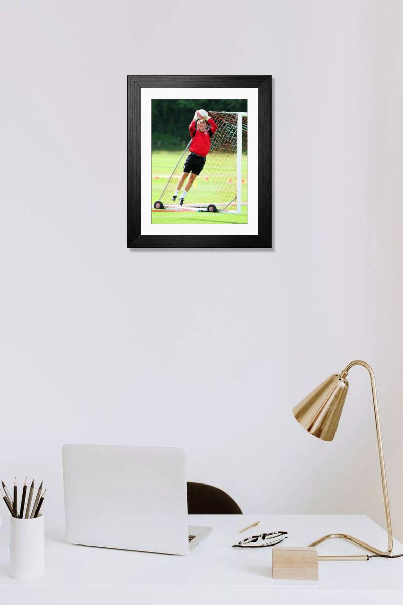 Shown hanging in a room: Modern 14"x12" (36x31cm)