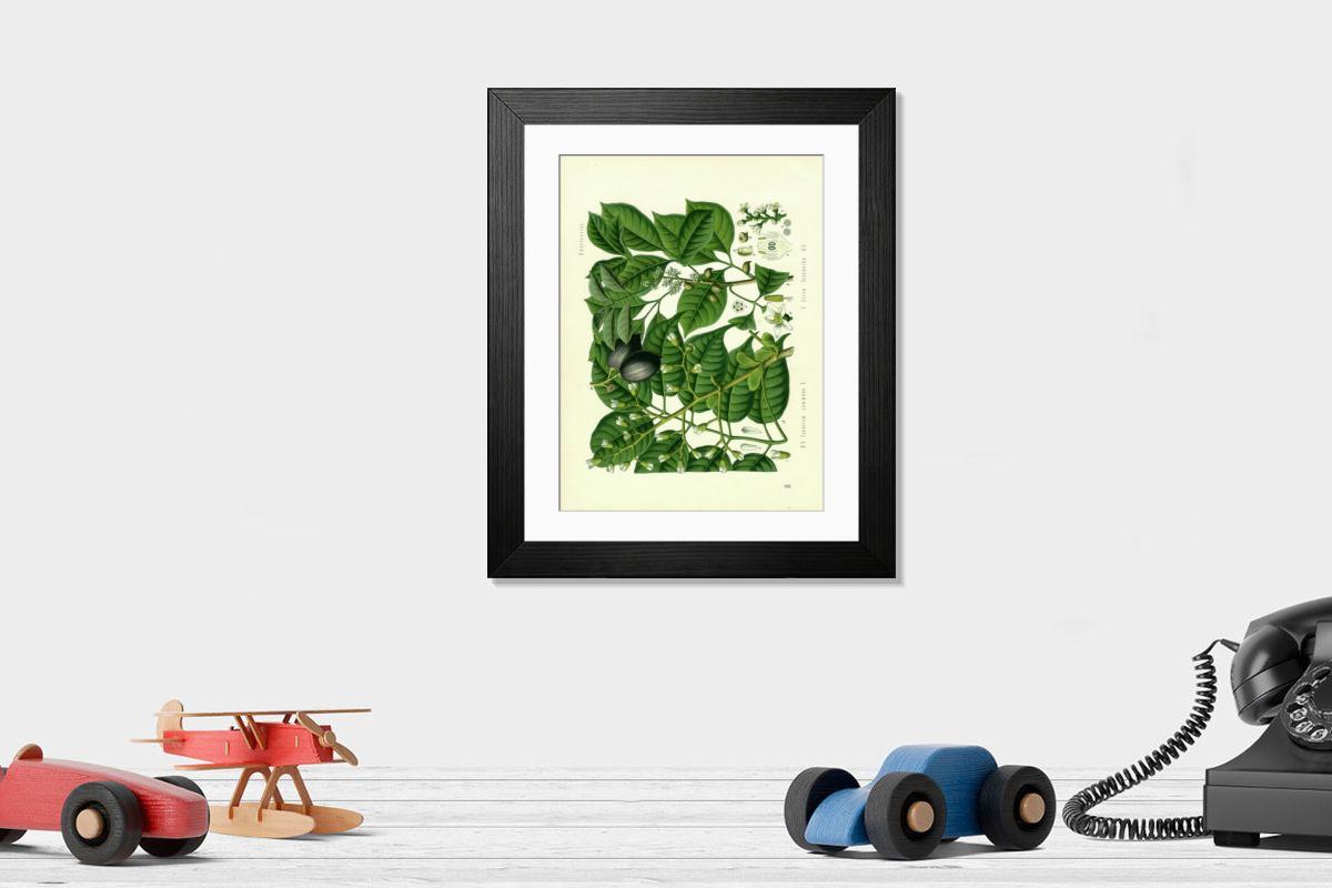 Shown hanging in a room: Modern 14"x12" (36x31cm)