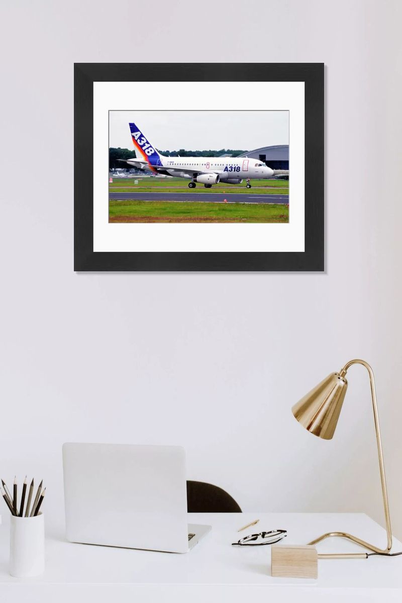 Airbus A318-122 F-WWIB Print, SBAC Farnborough Airshow 2002. Art
