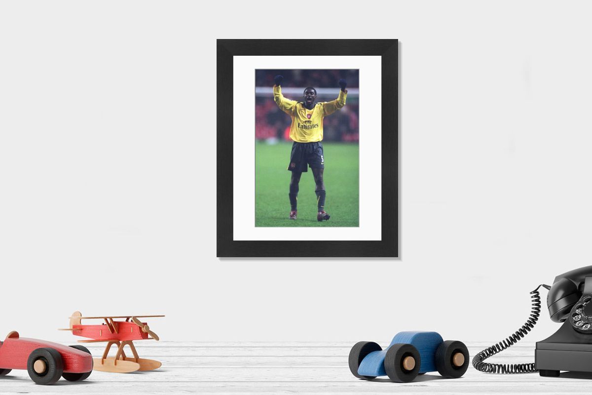 Kolo Toure Celebrates in Print, The FA Cup 3rd Round. Art Prints