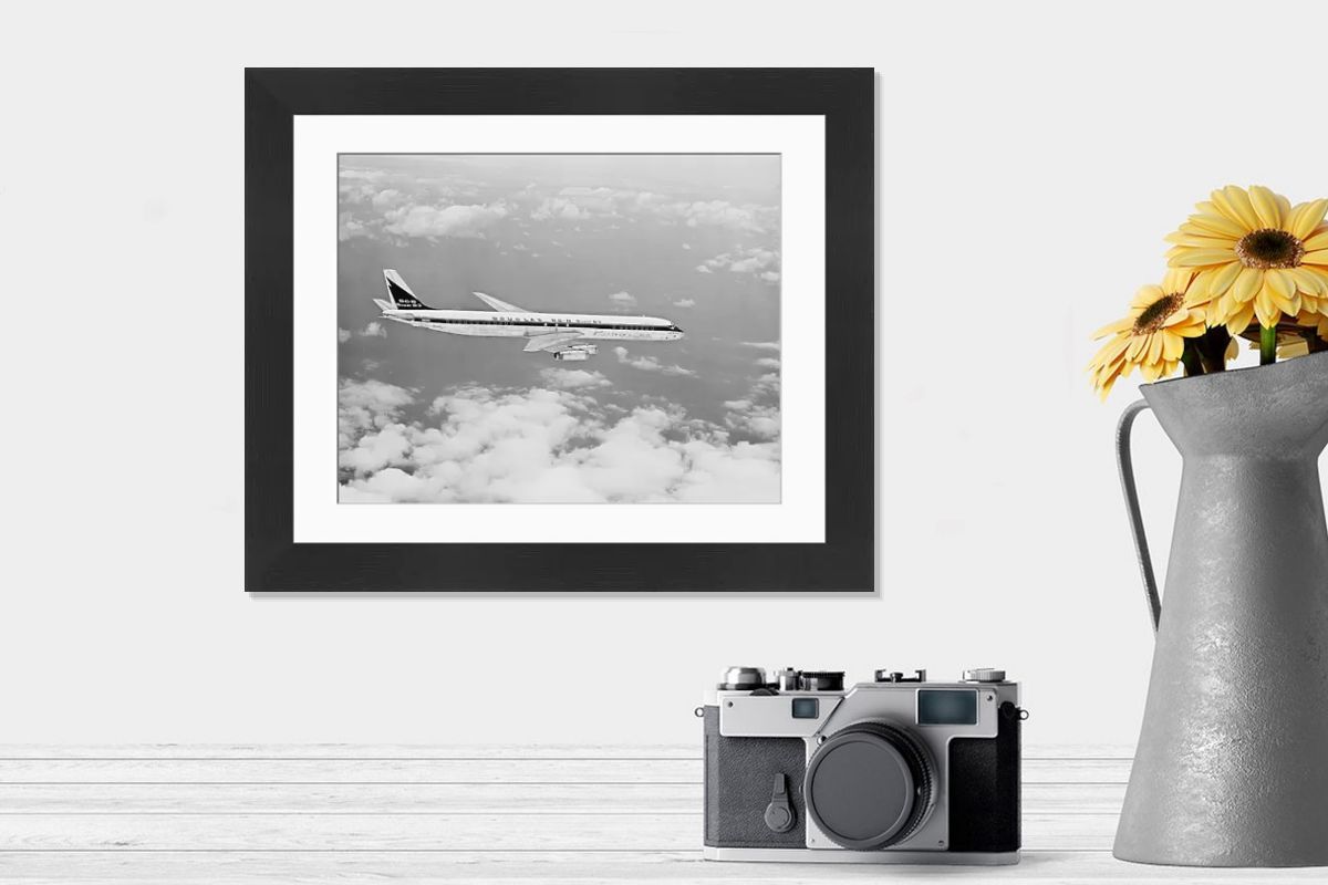 Fine Art Storehouse Print: Douglas DC-8 Super 63 in Flight. Art