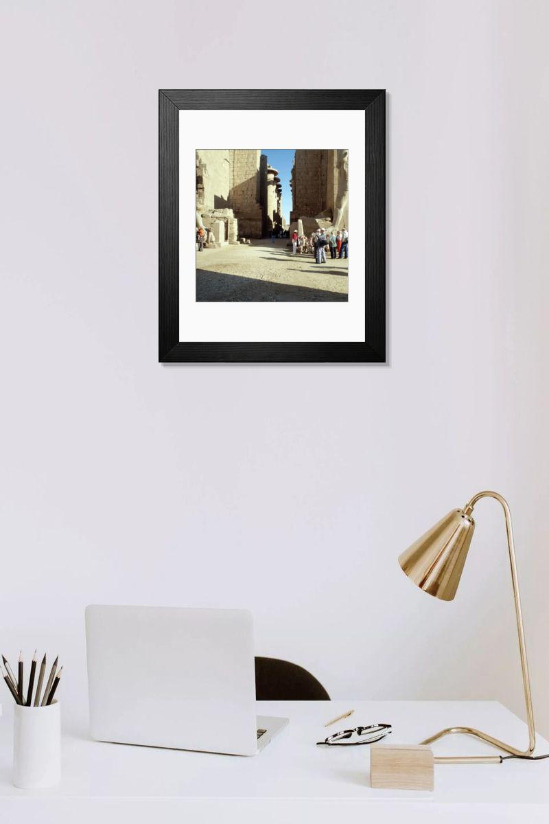 Shown hanging in a room: Modern 14"x12" (36x31cm)
