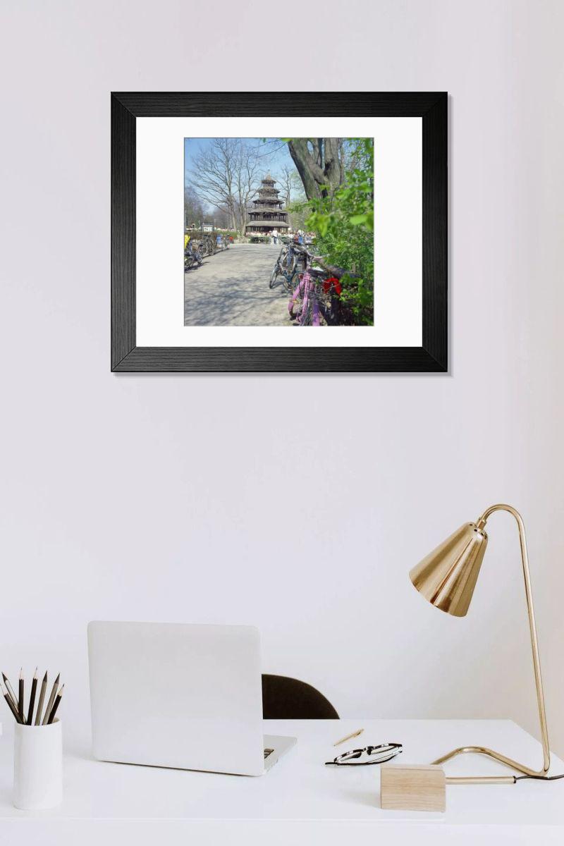 Immagine che mostra l’opera appesa in una stanza: Cornice moderna 14"x12" (36x31cm)