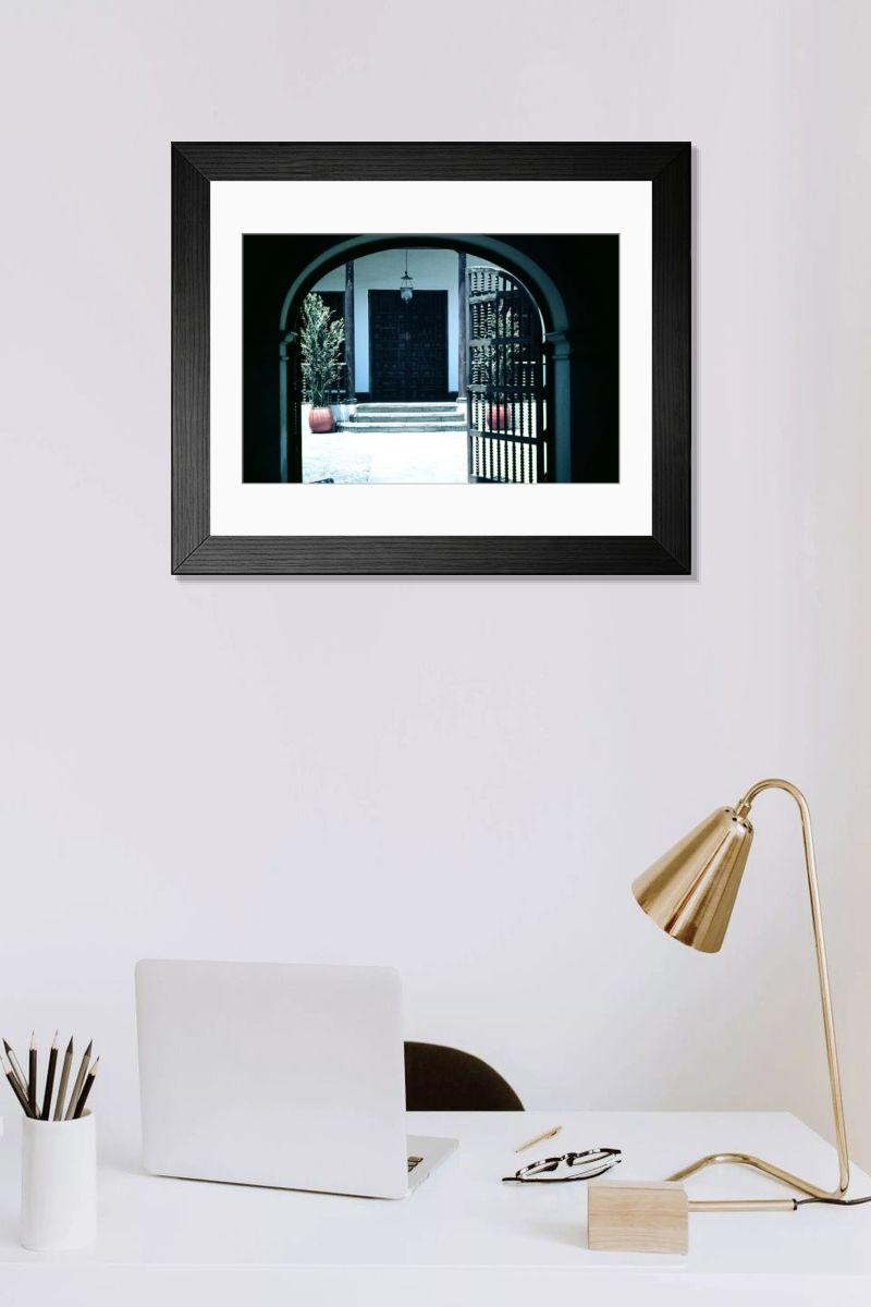 Shown hanging in a room: Modern 14"x12" (36x31cm)
