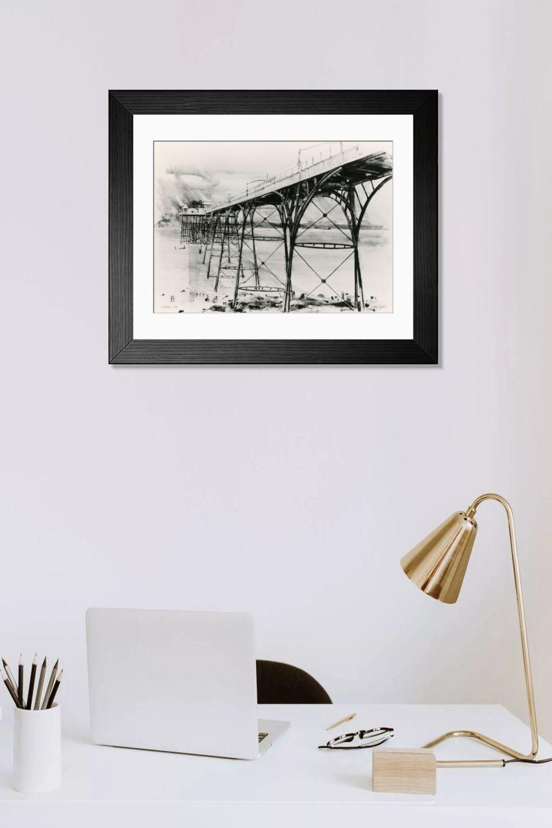 Shown hanging in a room: Modern 14"x12" (36x31cm)