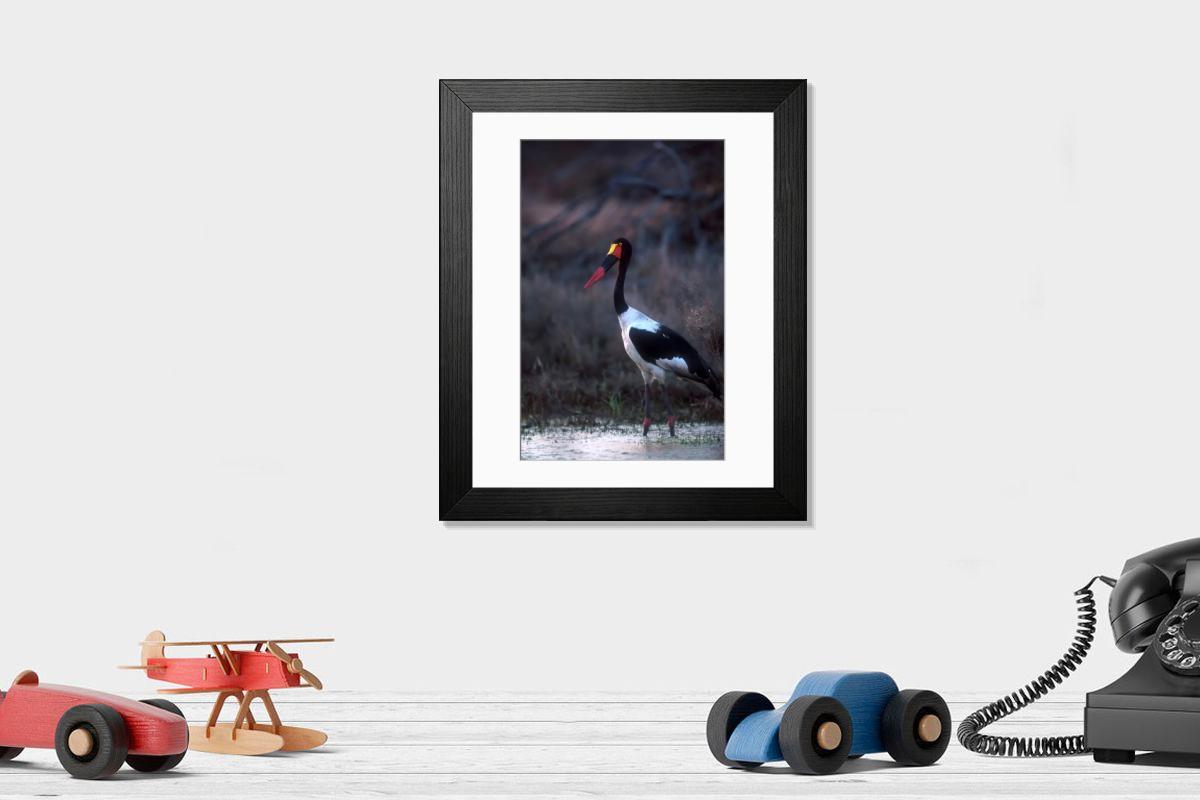 Shown hanging in a room: Modern 14"x12" (36x31cm)