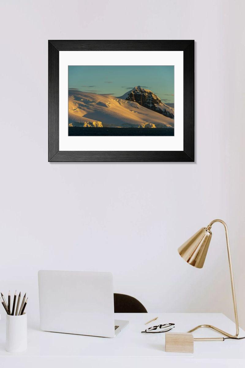 Shown hanging in a room: Modern 14"x12" (36x31cm)
