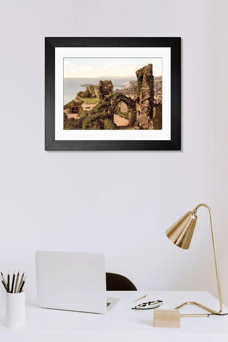 Shown hanging in a room: Modern 14"x12" (36x31cm)