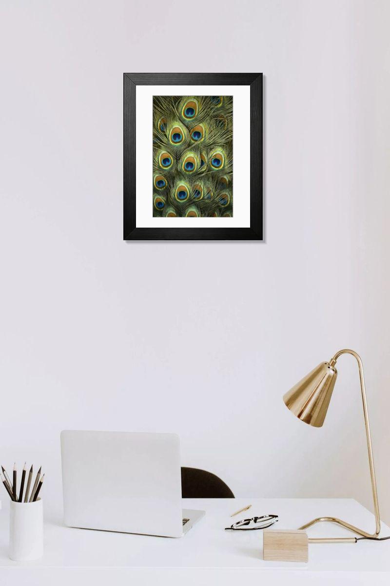 Shown hanging in a room: Modern 14"x12" (36x31cm)
