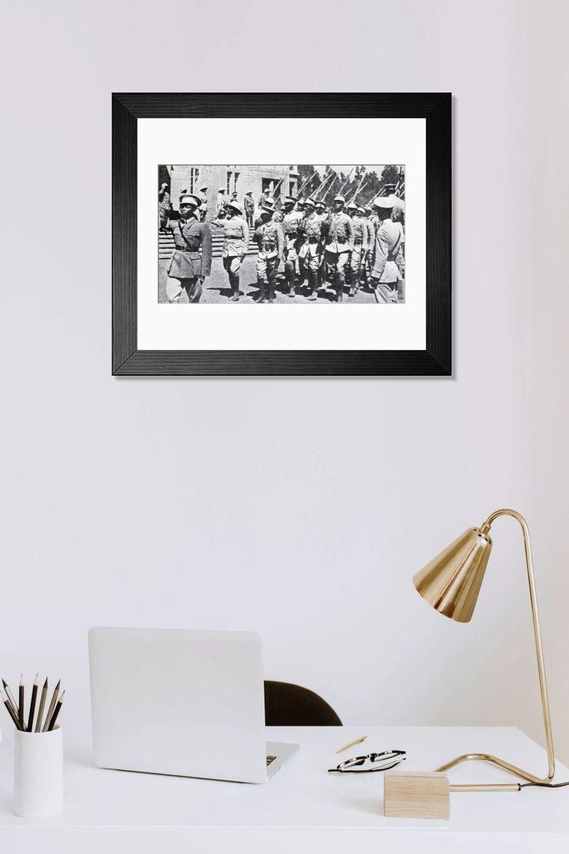 Shown hanging in a room: Modern 14"x12" (36x31cm)