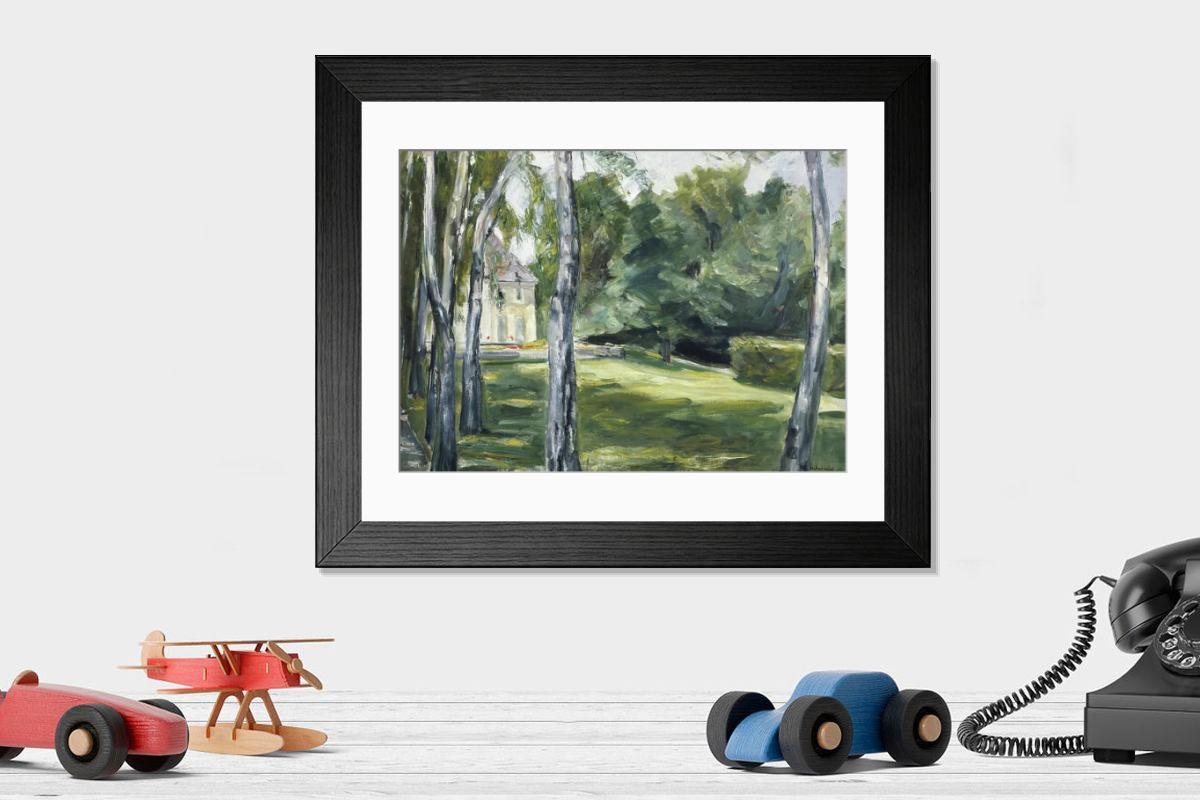 Shown hanging in a room: Modern 14"x12" (36x31cm)