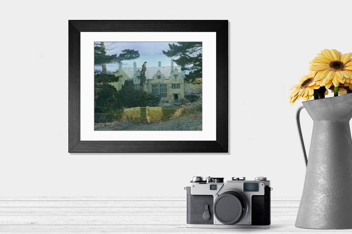 Shown hanging in a room: Modern 14"x12" (36x31cm)