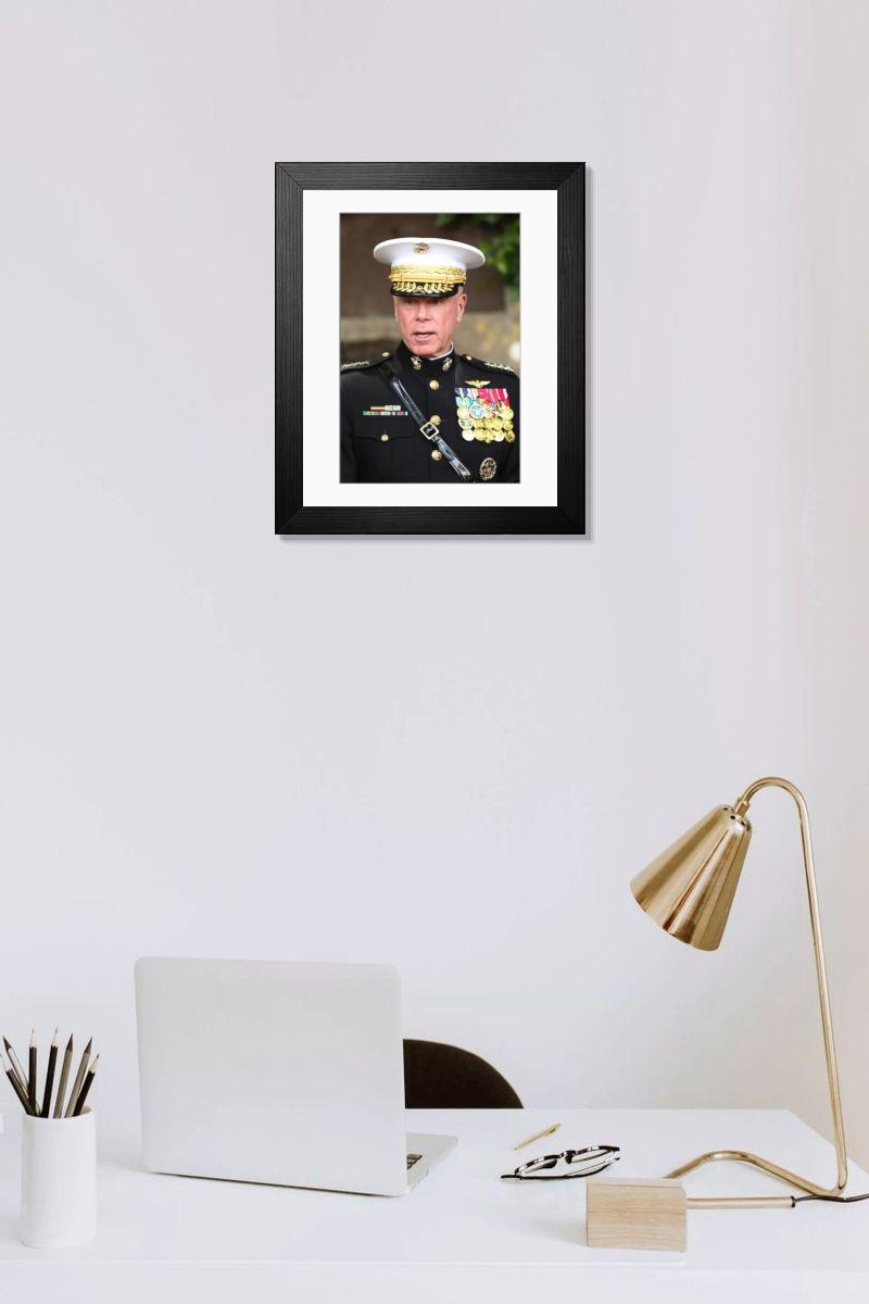 Shown hanging in a room: Modern 14"x12" (36x31cm)
