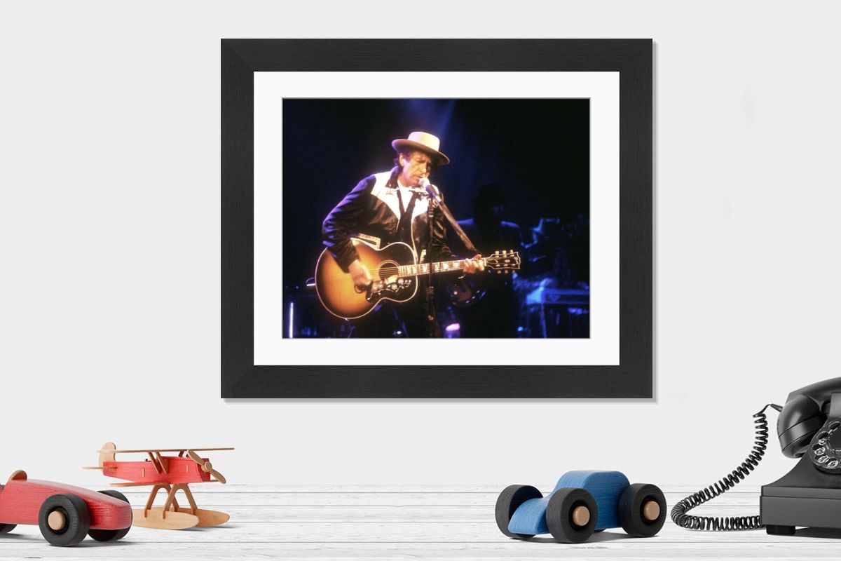 Bob Dylan Print 1992 Live Performance. Art Prints, Posters