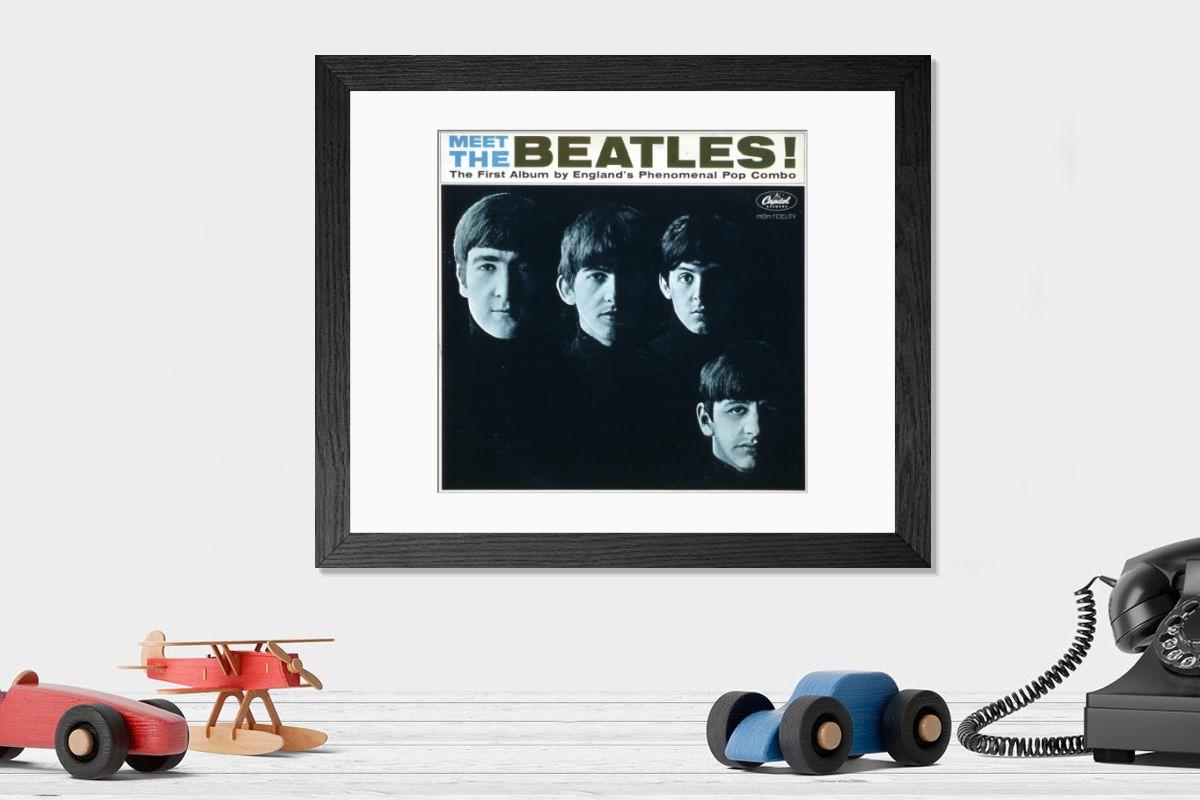 The Beatles Meet The Beatles Album Cover Print