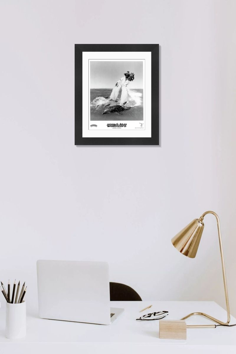 George Clinton Riding Dolphins Print CIRCA 1976. Art Prints