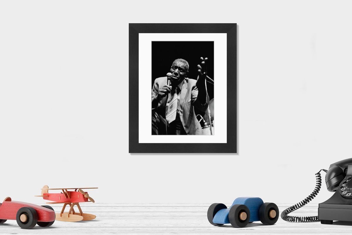 Howlin Wolf in Concert Print, 1965. Art Prints, Posters & Puzzles