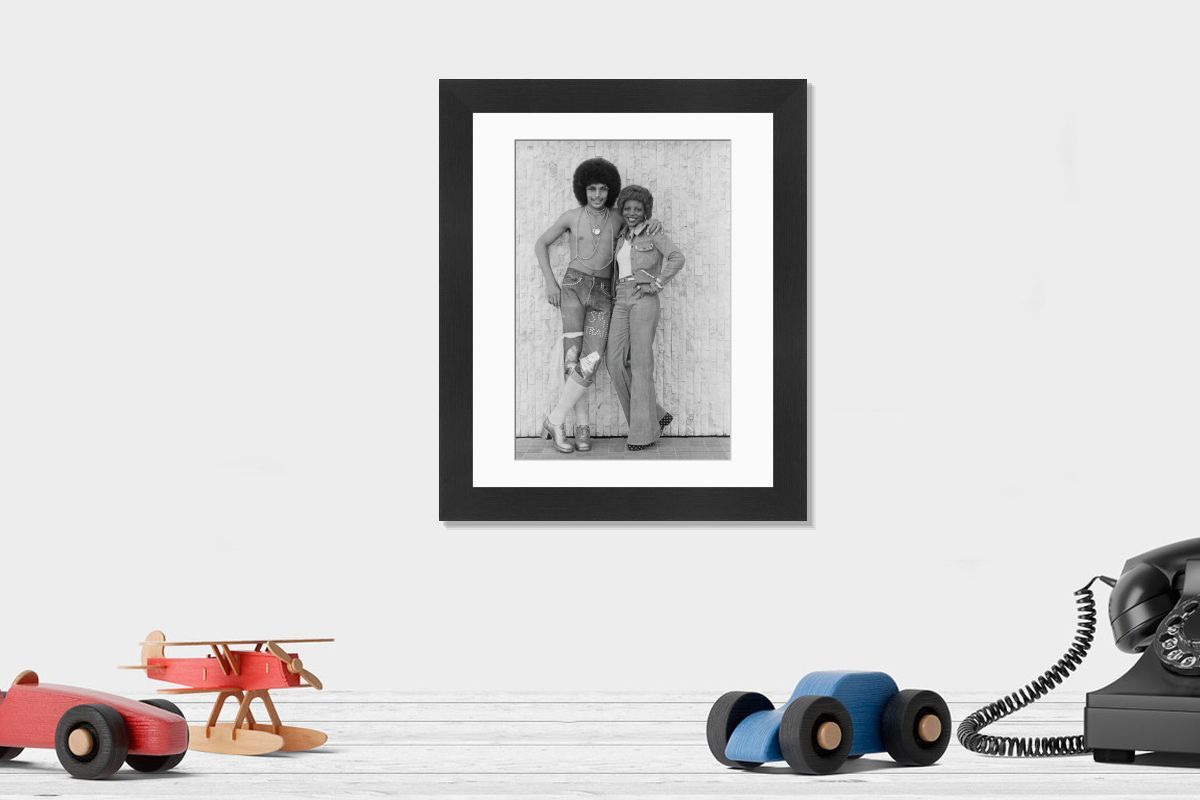 Tyrone Swan and Vicki Abercombie Print 1974. Art Prints, Posters