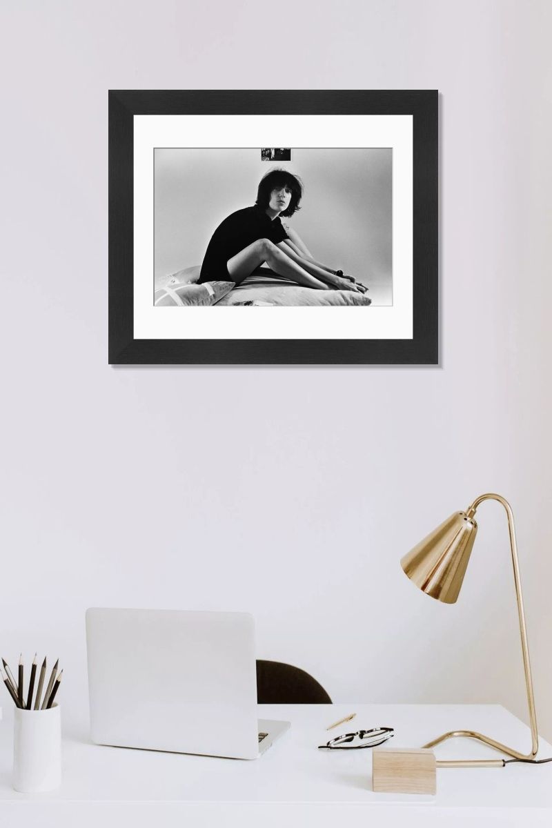 Patti Smith Portrait Print - Los Angeles, November 1974. Art
