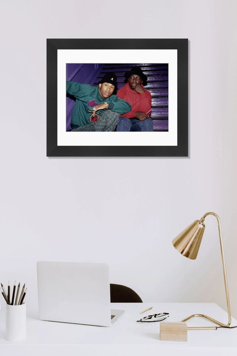 LL Cool J and E Love at Tougher Than Leather Print. Art Prints