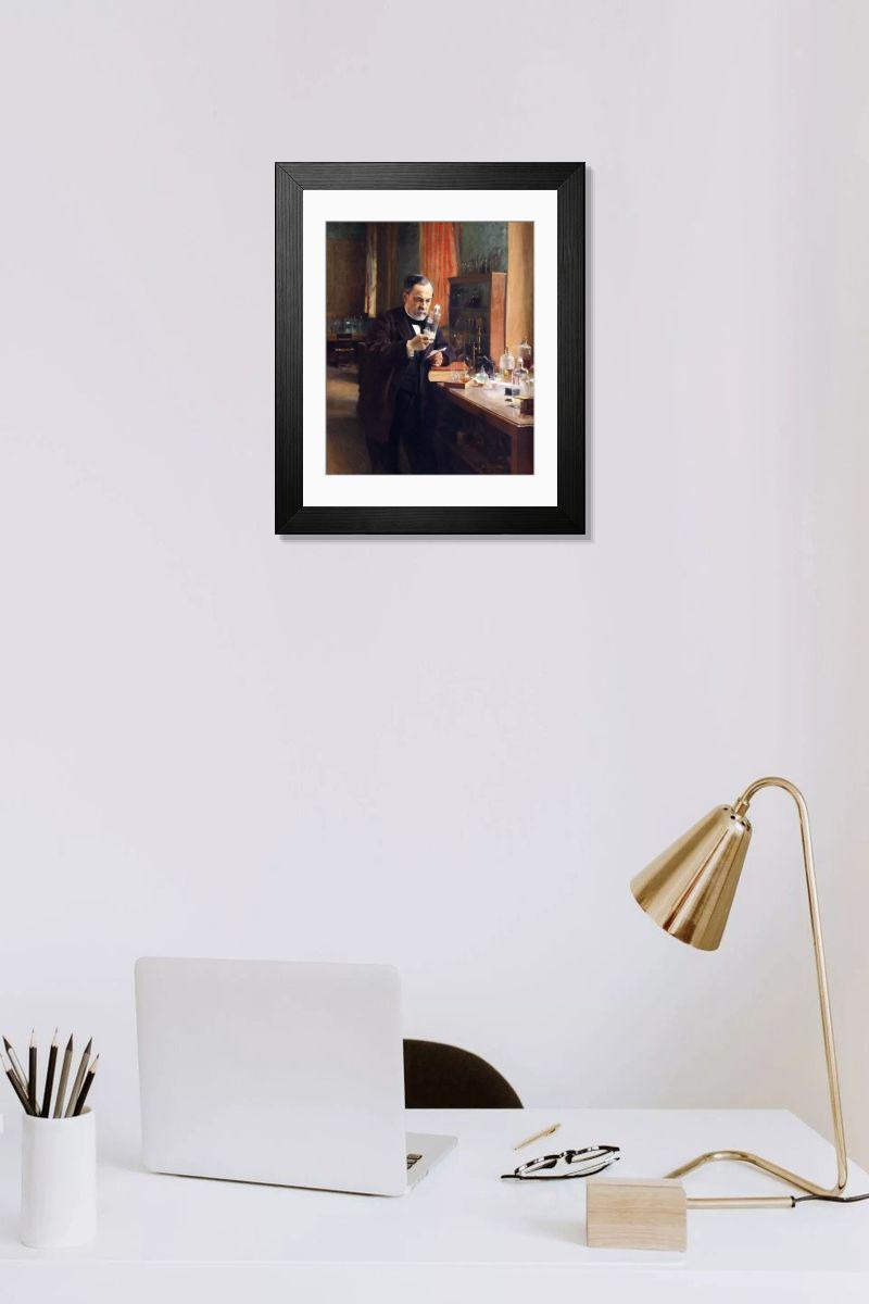 Shown hanging in a room: Modern 14"x12" (36x31cm)