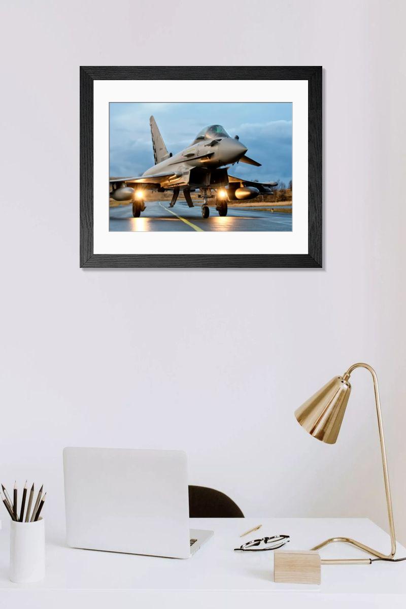 Shown hanging in a room: Modern 14"x12" (36x31cm)