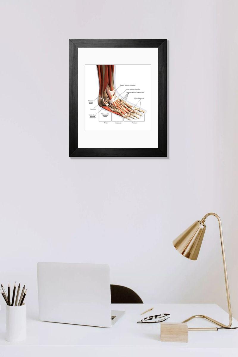 Shown hanging in a room: Modern 14"x12" (36x31cm)