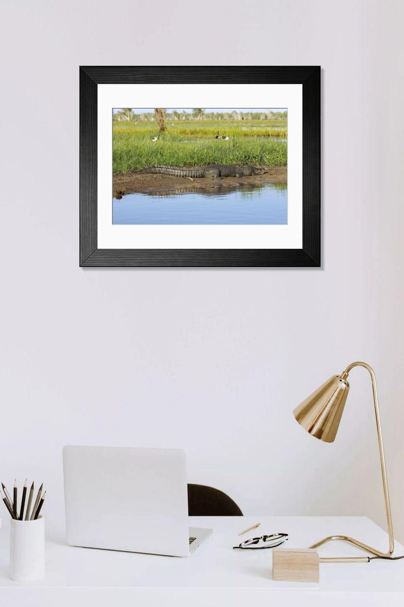 Shown hanging in a room: Modern 14"x12" (36x31cm)