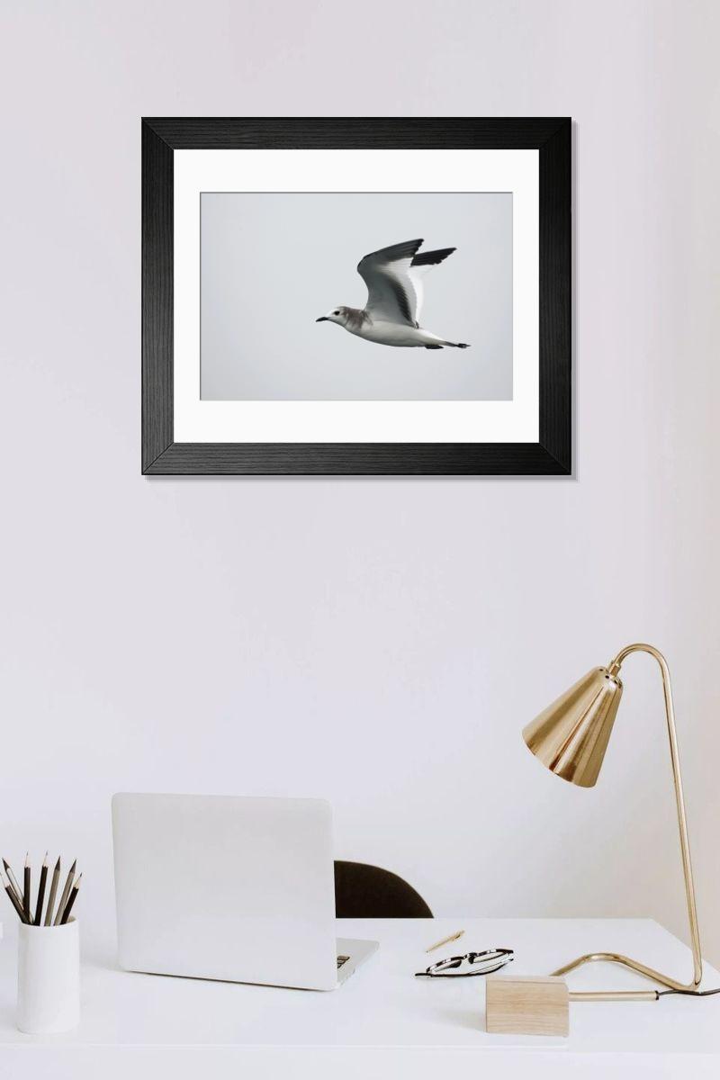 Shown hanging in a room: Modern 14"x12" (36x31cm)