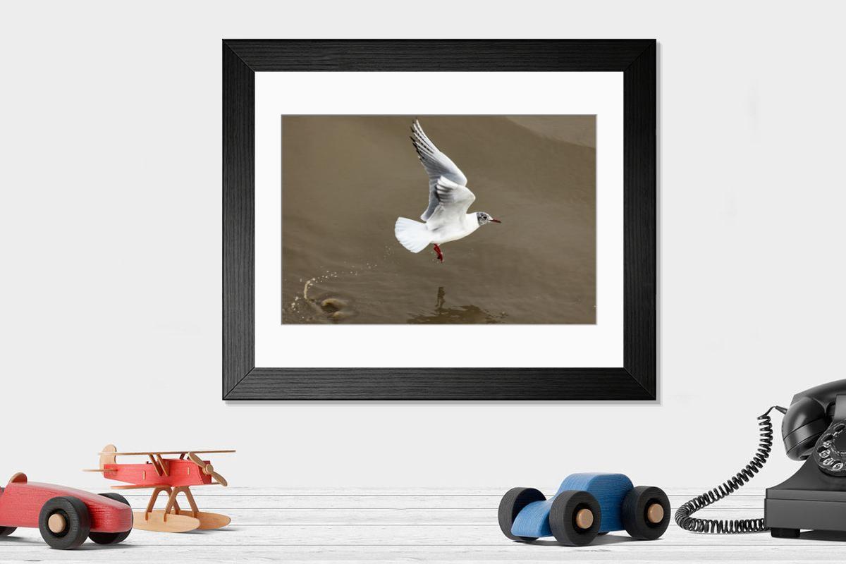 Shown hanging in a room: Modern 14"x12" (36x31cm)