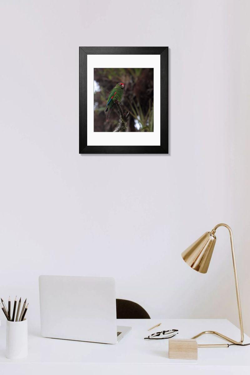 Shown hanging in a room: Modern 14"x12" (36x31cm)