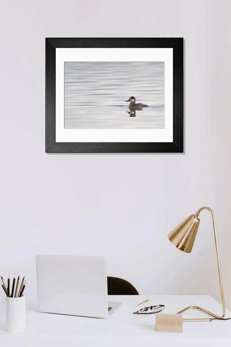 Shown hanging in a room: Modern 14"x12" (36x31cm)