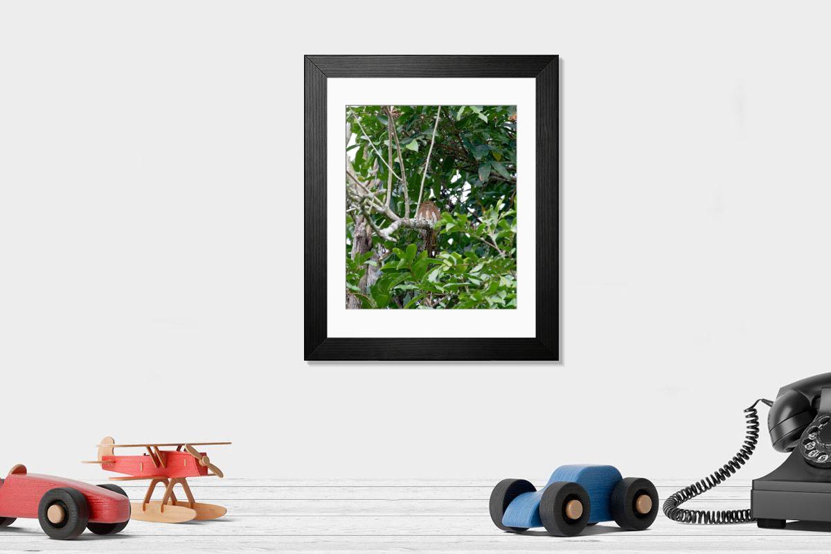 Shown hanging in a room: Modern 14"x12" (36x31cm)