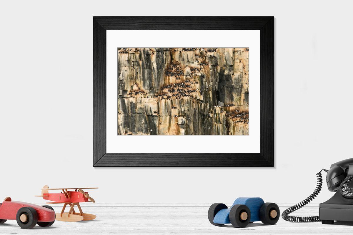 Shown hanging in a room: Modern 14"x12" (36x31cm)