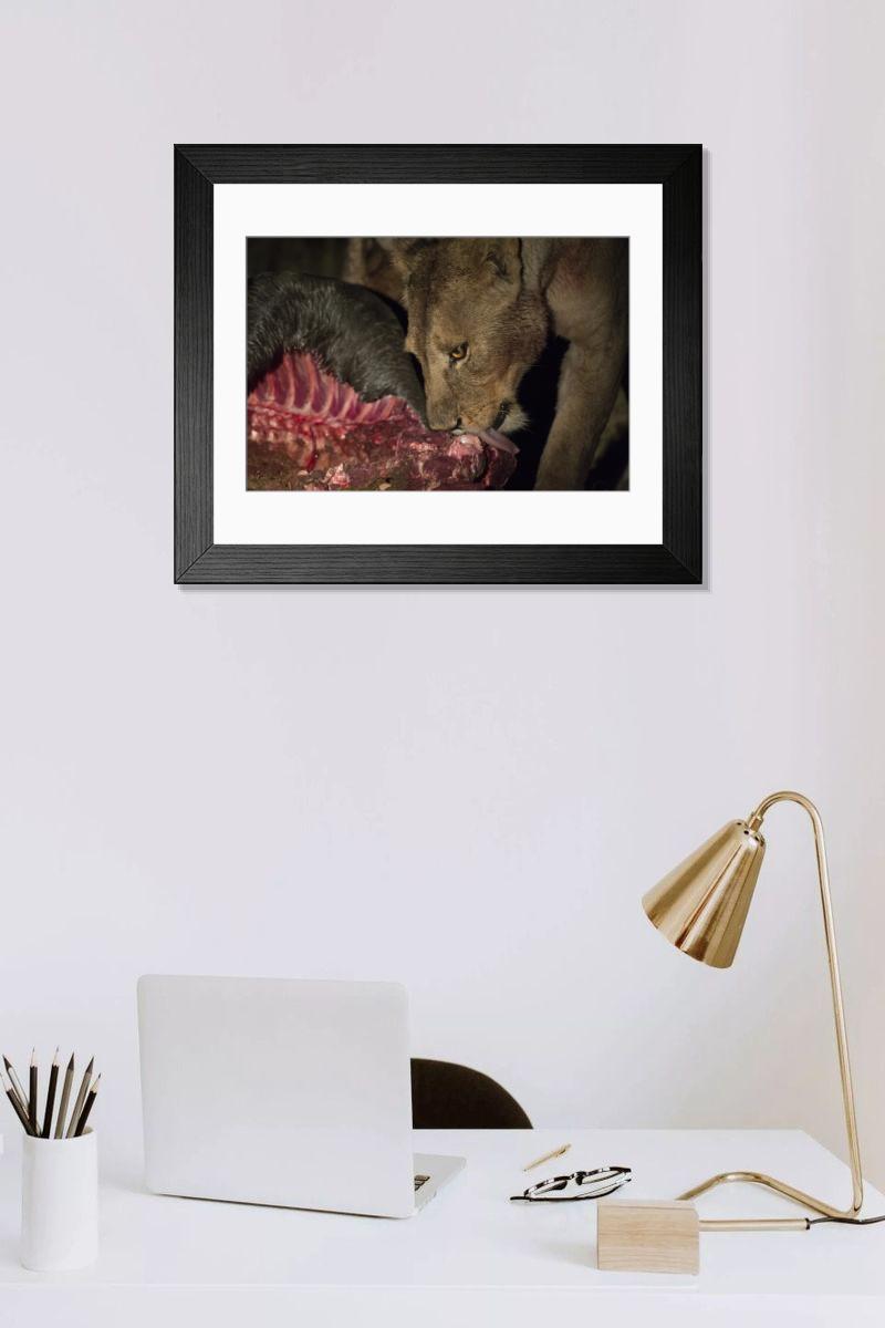 Shown hanging in a room: Modern 14"x12" (36x31cm)