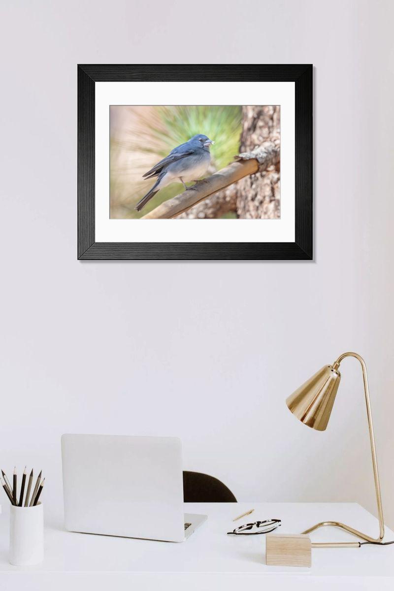 Shown hanging in a room: Modern 14"x12" (36x31cm)