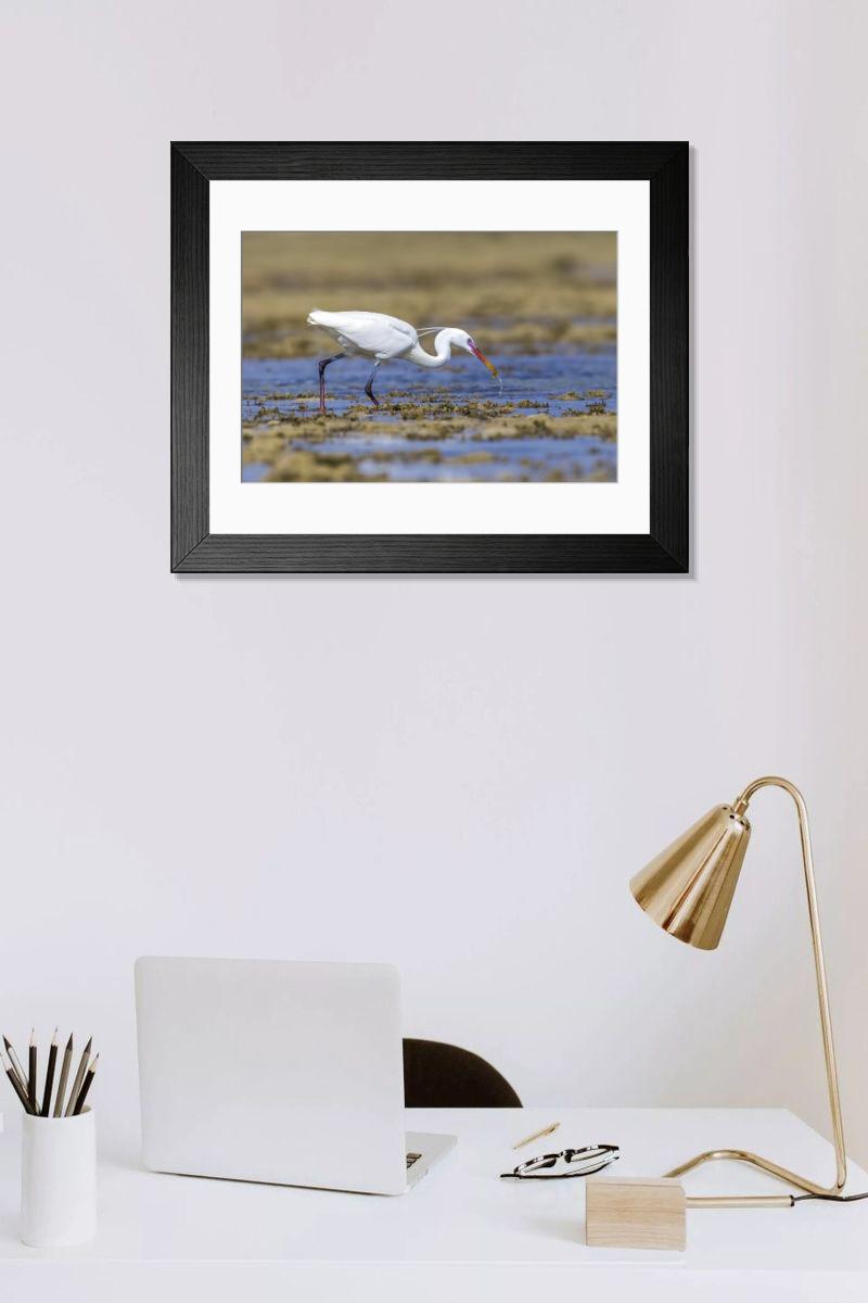 Shown hanging in a room: Modern 14"x12" (36x31cm)