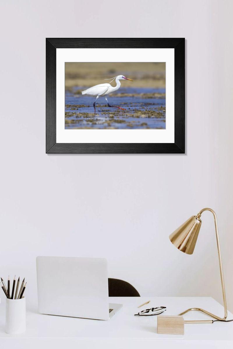 Shown hanging in a room: Modern 14"x12" (36x31cm)