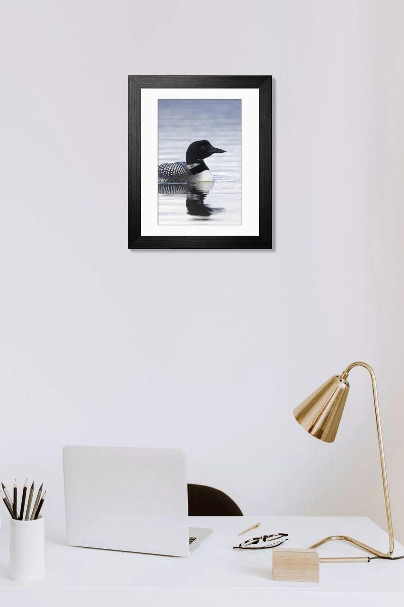 Shown hanging in a room: Modern 14"x12" (36x31cm)